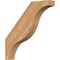 Ekena Millwork 3 1/2"W x 22"D x 22"H Funston Smooth Knee Brace, Western Red Cedar BRC04X22X22FST00SWR - alternate 1